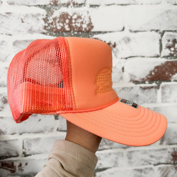 Western Boot Stitch Trucker Cap