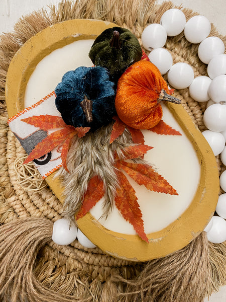 Blushing Poodle Fall Dough Bowls