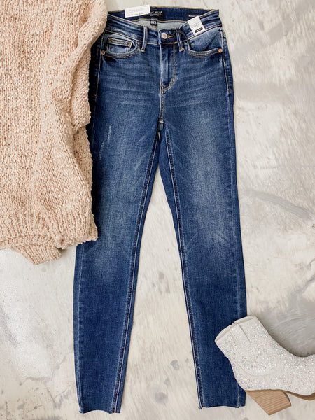 Judy Blue MR Vintage Raw Hem Skinny