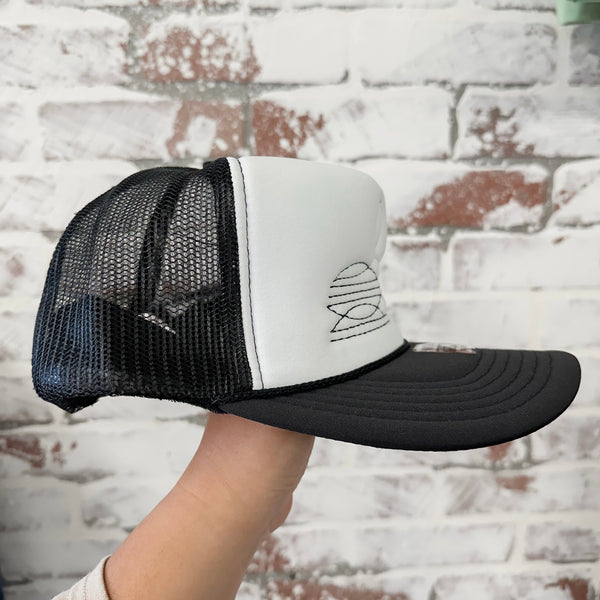 Western Boot Stitch Trucker Cap