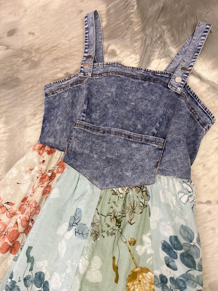 Take me Dancing Denim Maxi