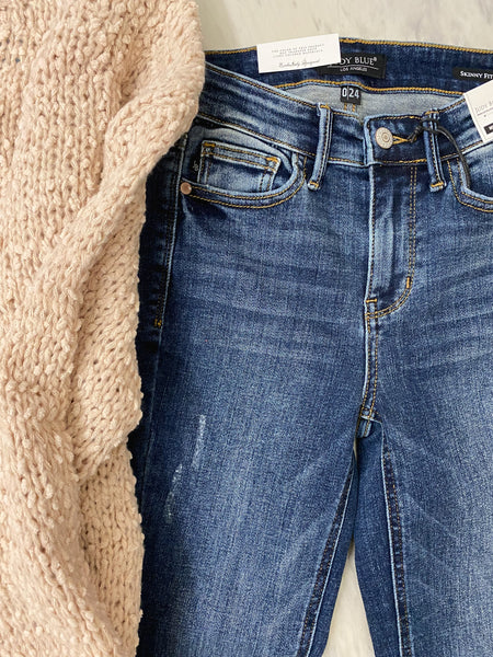 Judy Blue MR Vintage Raw Hem Skinny