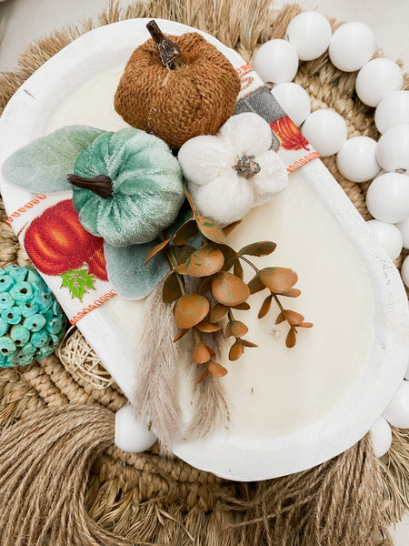 Blushing Poodle Fall Dough Bowls