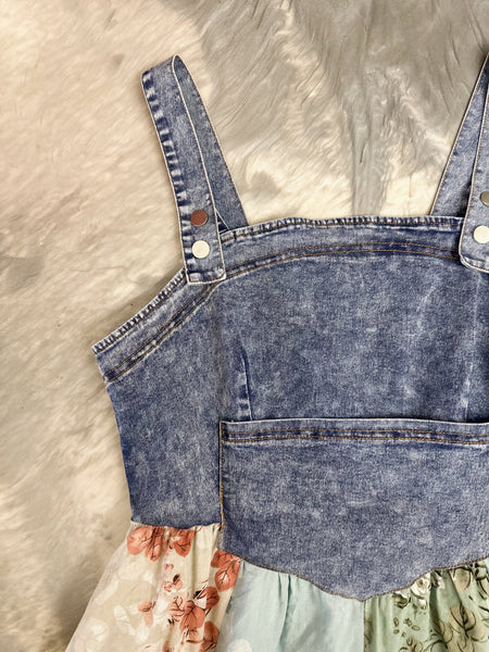 Take me Dancing Denim Maxi