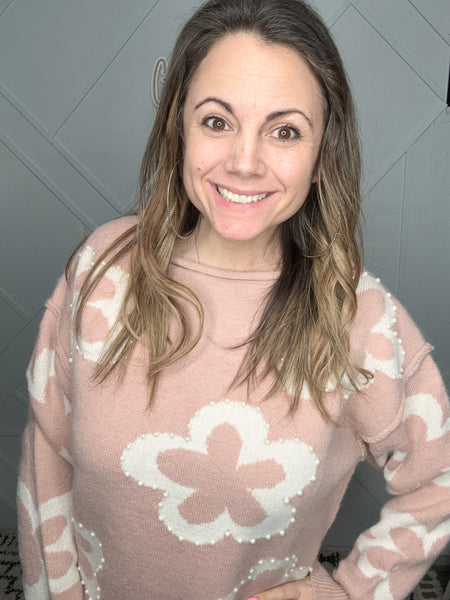 Pink Pearl Sweater