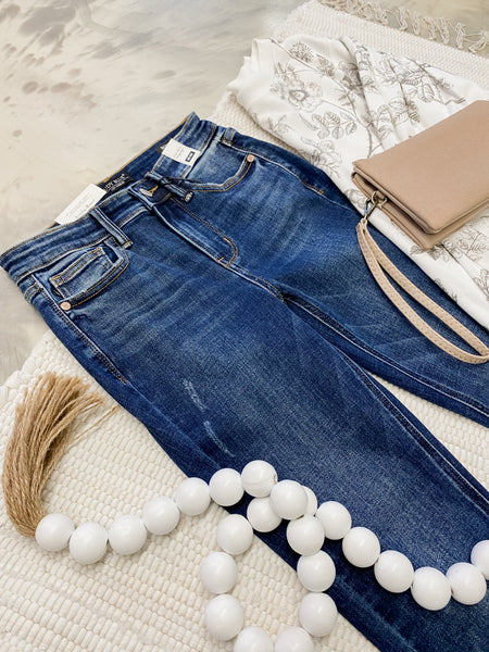 Judy Blue MR Vintage Raw Hem Skinny