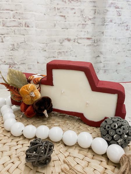 Blushing Poodle Fall Truck Dough Bowl