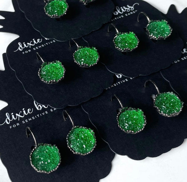 Dixie Bliss Green Leverbacks