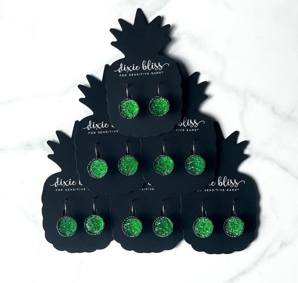 Dixie Bliss Green Leverbacks