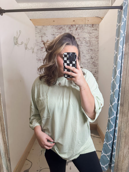 Oversized Corded Knit Roll