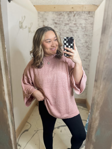 Umgee Wide Sleeve Side Slit