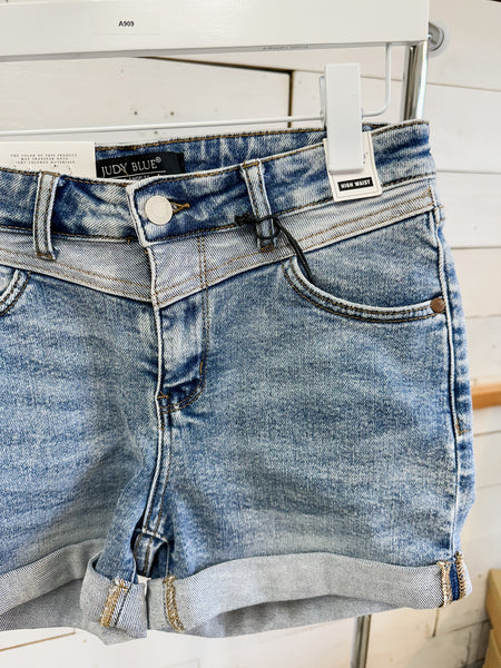 Judy Blue Western Yoke Shorts