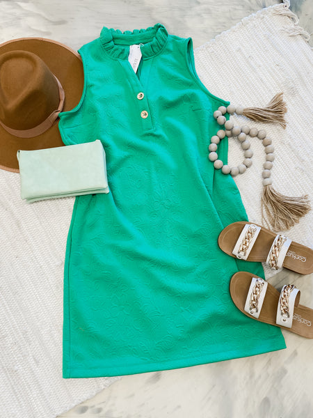 High Tide Emerald Pop Dress