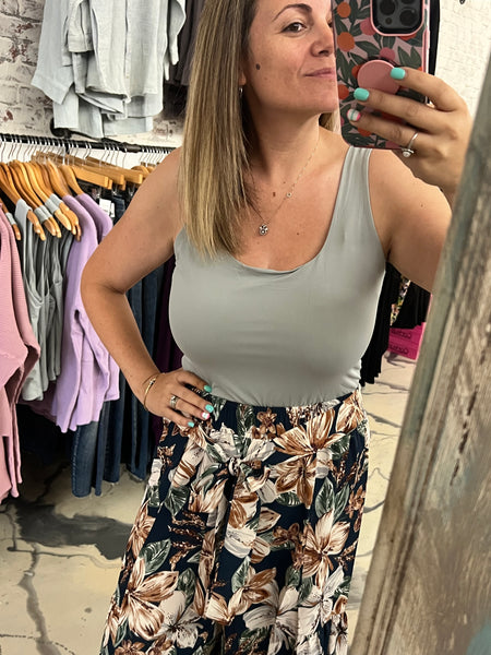 Square Neck Sage Bodysuit Steal