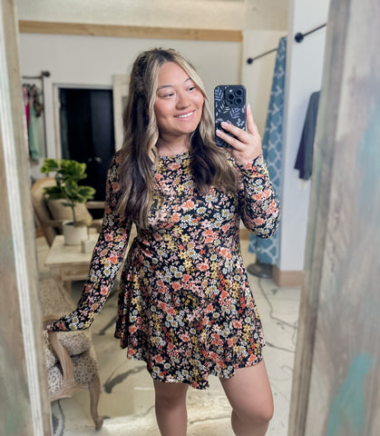 Retro Built In Shorts Dress