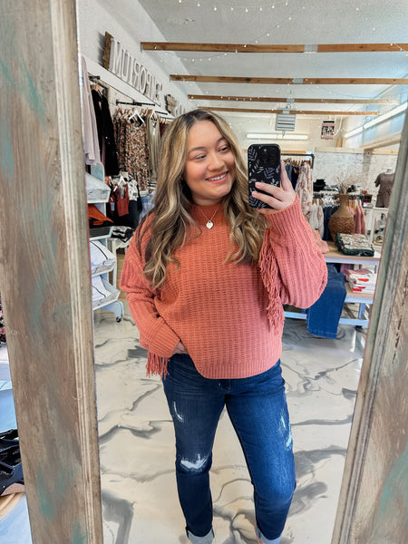 Frolic in Fringe Sweater