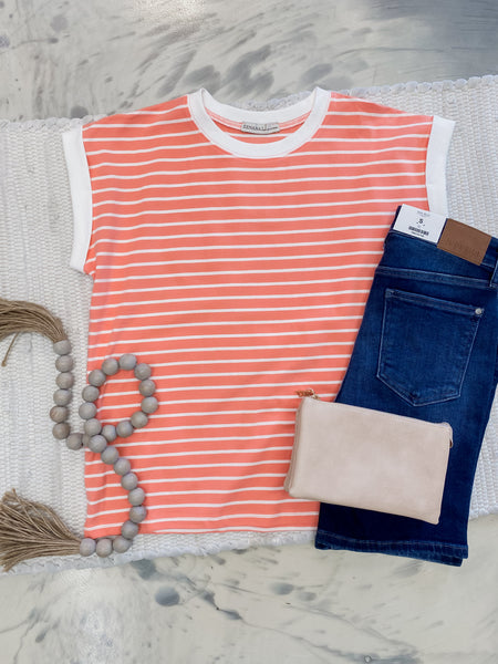 Coral Cuffs Tee