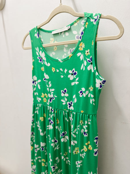 Samantha Maxi Dress Green Floral