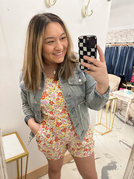 Retro Romper Ivory