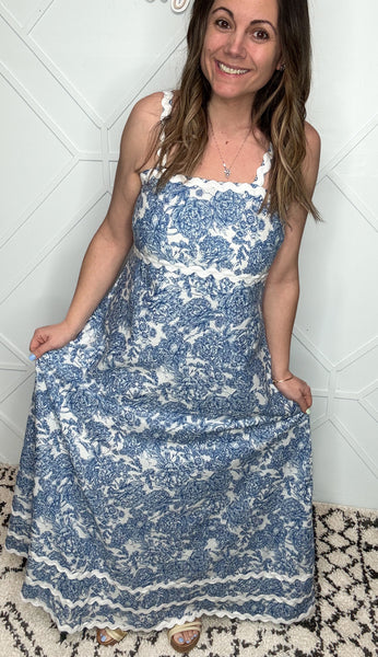 Simply Southern Scalloped Maxi Dress
