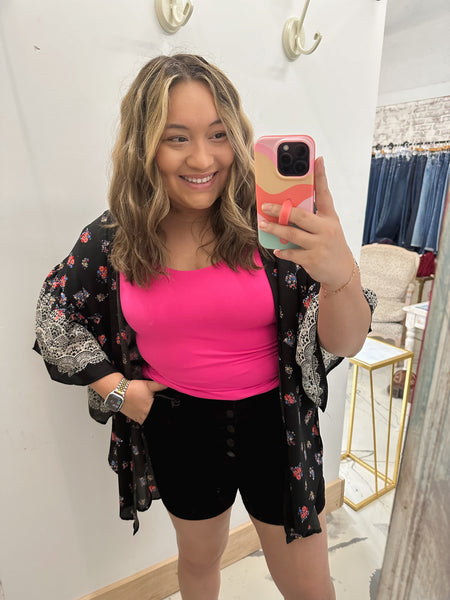 Bethany Boho Floral Kimono
