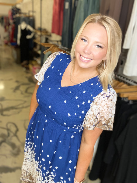 Salute to the Smocked Navy Dress