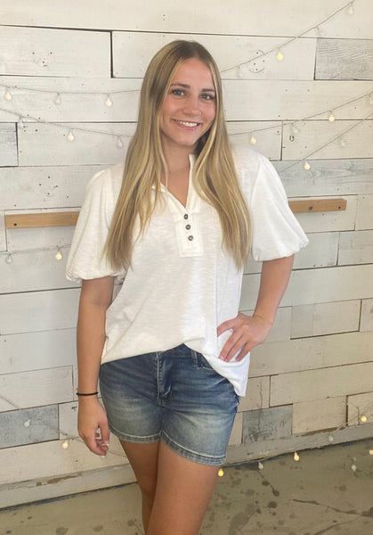 Judy Blue V-Front Vintage Wash Shorts
