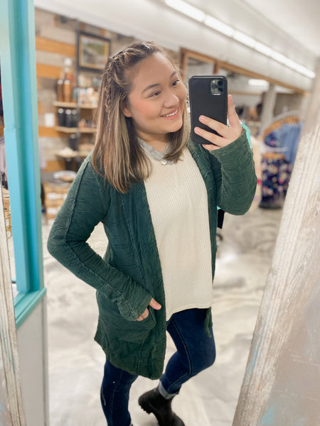 Mineral Wash Cardigan