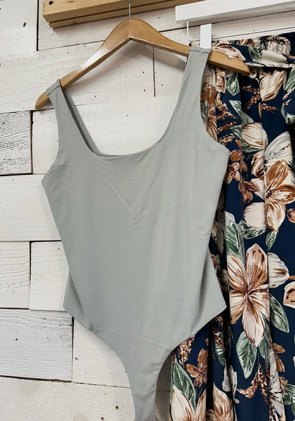 Square Neck Sage Bodysuit Steal