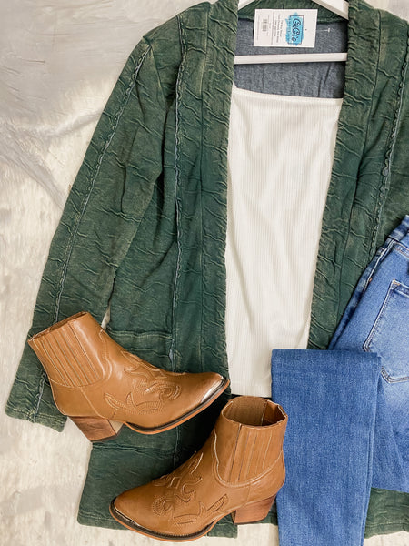 Mineral Wash Cardigan