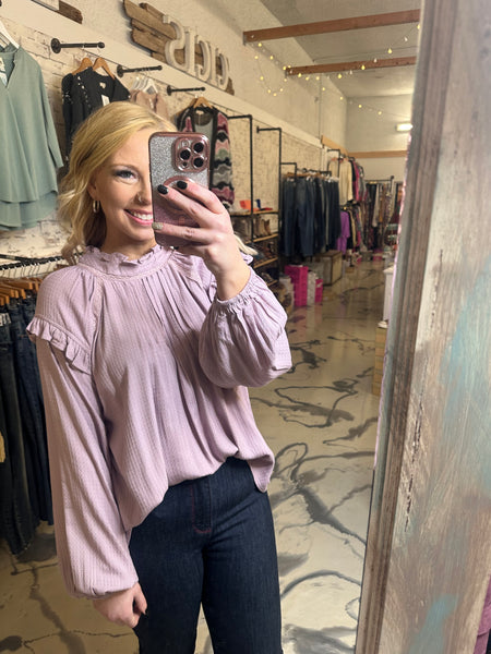 Crepe Pintuck Blouse