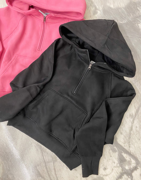 The Lola Hoodie Oversized Half Zip