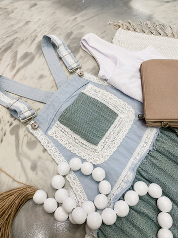 On Cloud 9 Overall Skirt