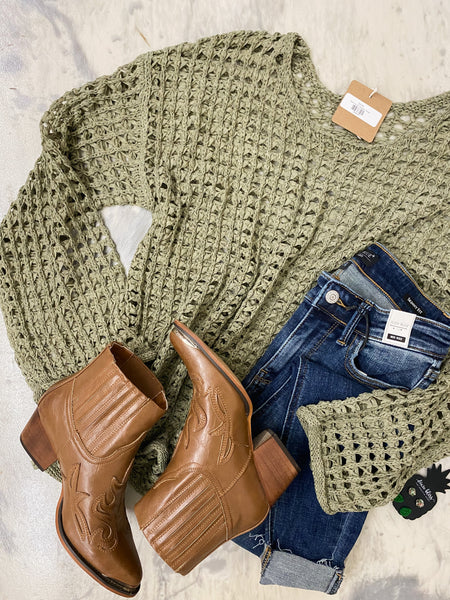 Olive You Alot Sweater