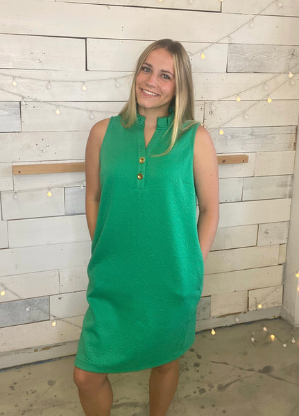 High Tide Emerald Pop Dress