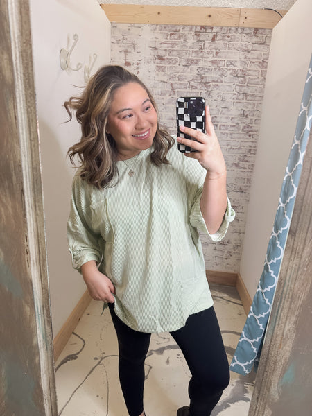 Oversized Corded Knit Roll