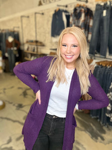 Bonnie Waffle Fall Cardigan