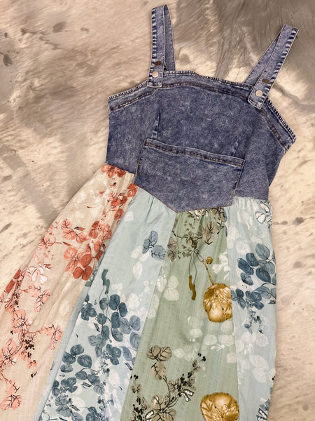 Take me Dancing Denim Maxi