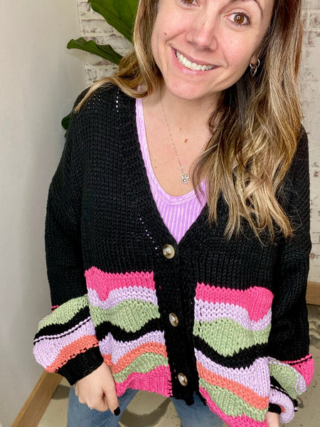 Spring Waves Sweater Cardigan
