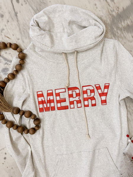 Ampersand Ave CowlNeck Sweatshirt Merry