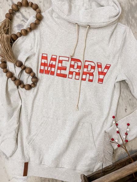 Ampersand Ave CowlNeck Sweatshirt Merry
