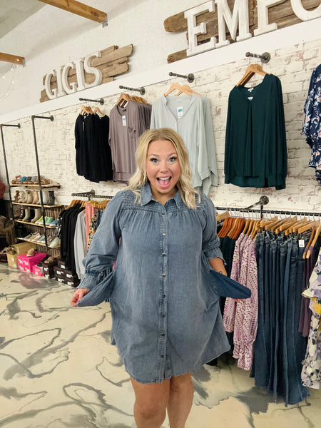 Fall Denim Dress