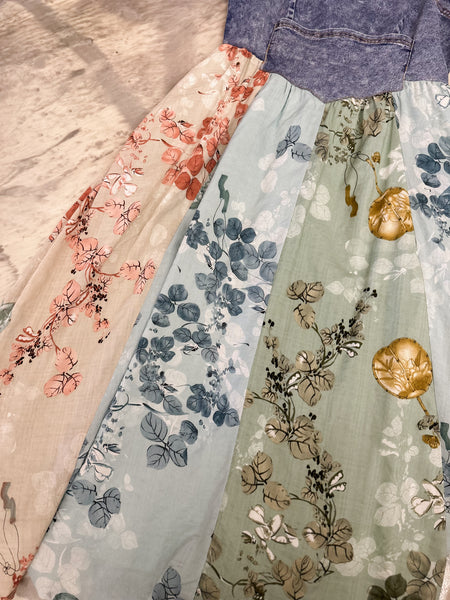 Take me Dancing Denim Maxi