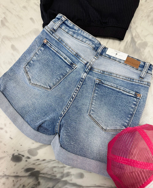 Judy Blue Western Yoke Shorts