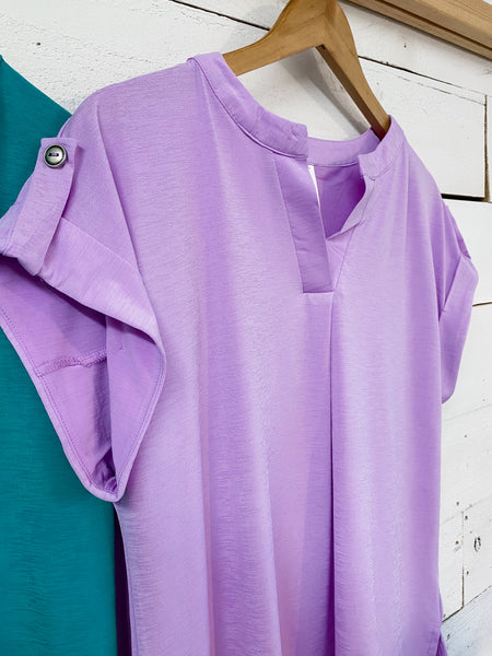 Dear Scarlett Lizzy Short Sleeve in Lilac