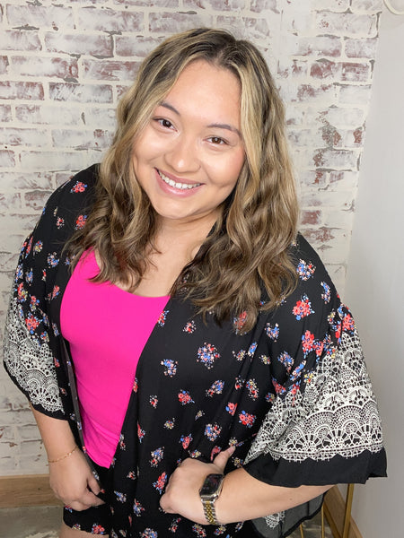 Bethany Boho Floral Kimono