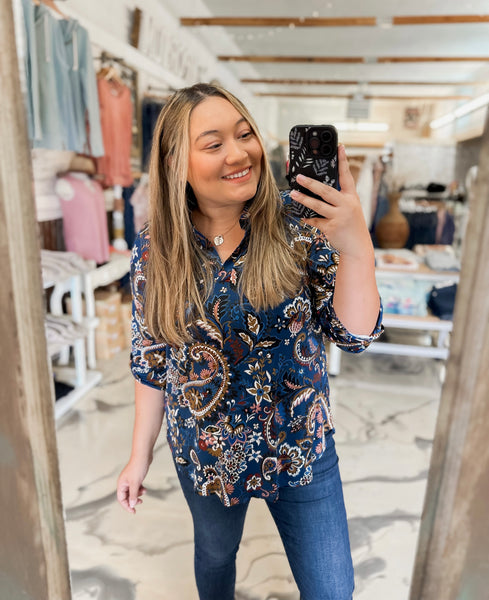 Gabby in Paisley Perfection