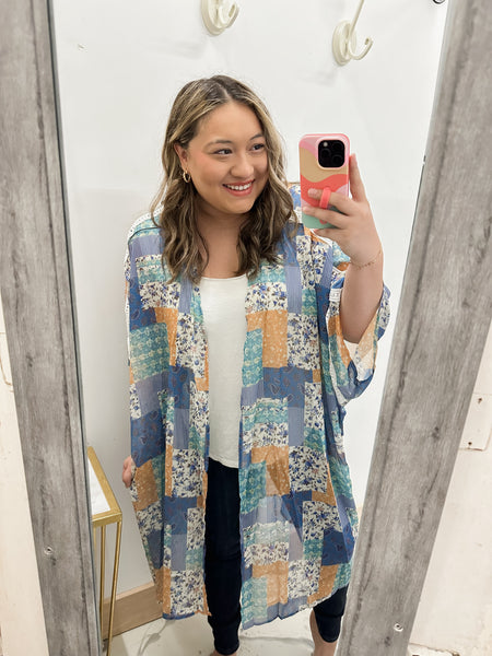 Oversized Patchwork Kimono