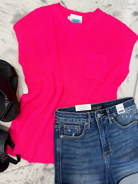 Oversized Loose Fit Solid Ribbed Knit Sweater Top