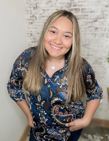 Gabby in Paisley Perfection